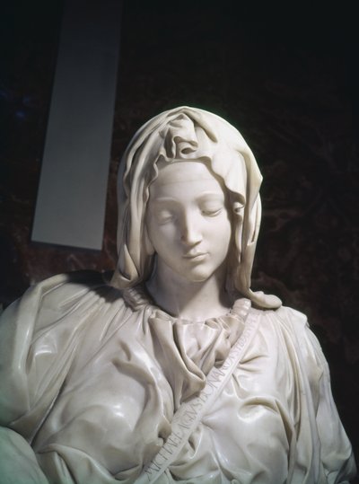 Pietà (detail) by Michelangelo Buonarroti